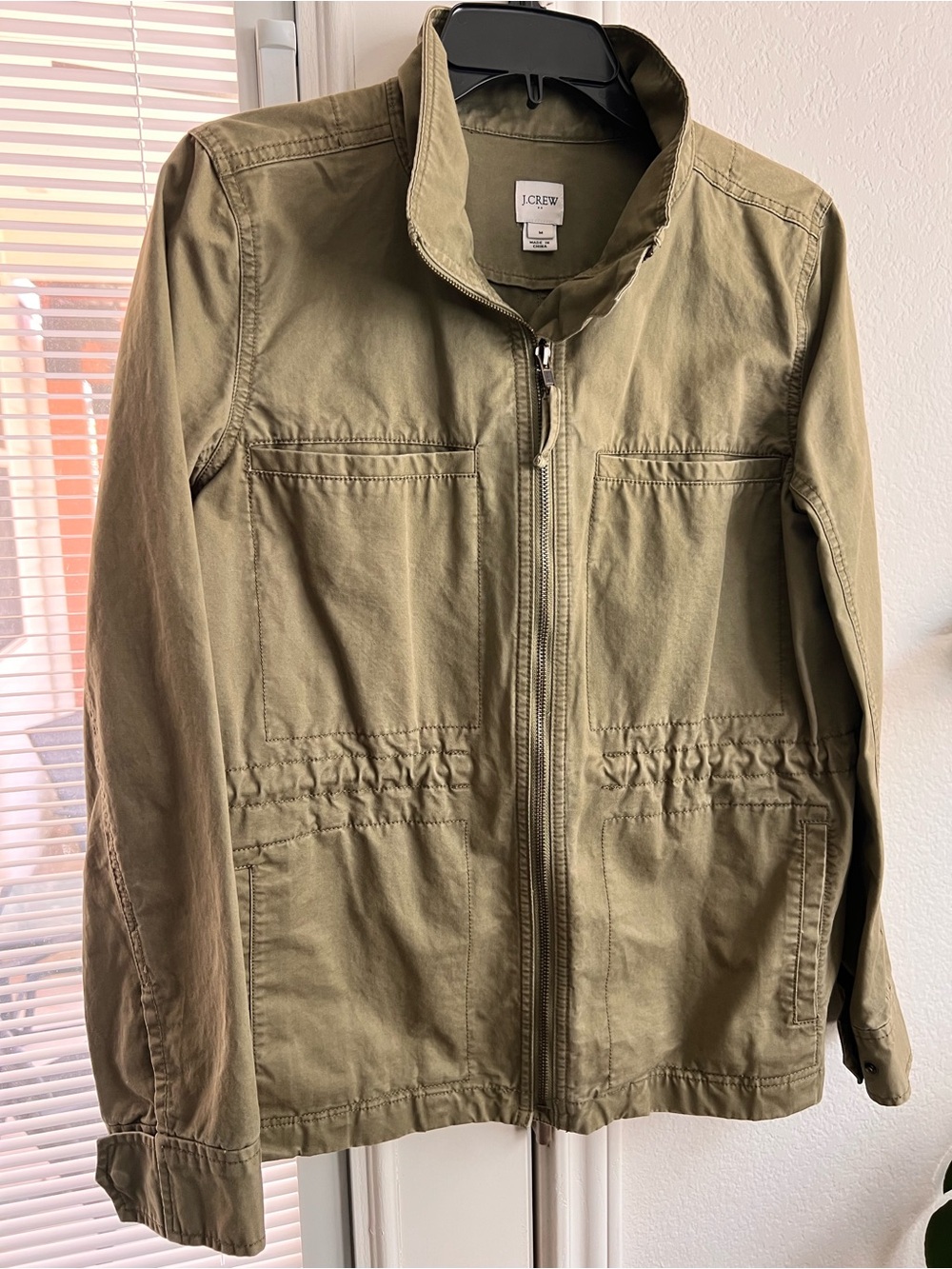 J. Crew Olive Utility Jacket